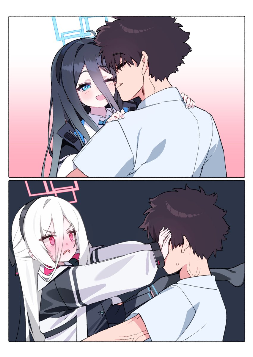 [蔚藍] 王女與侍女擁抱的差異