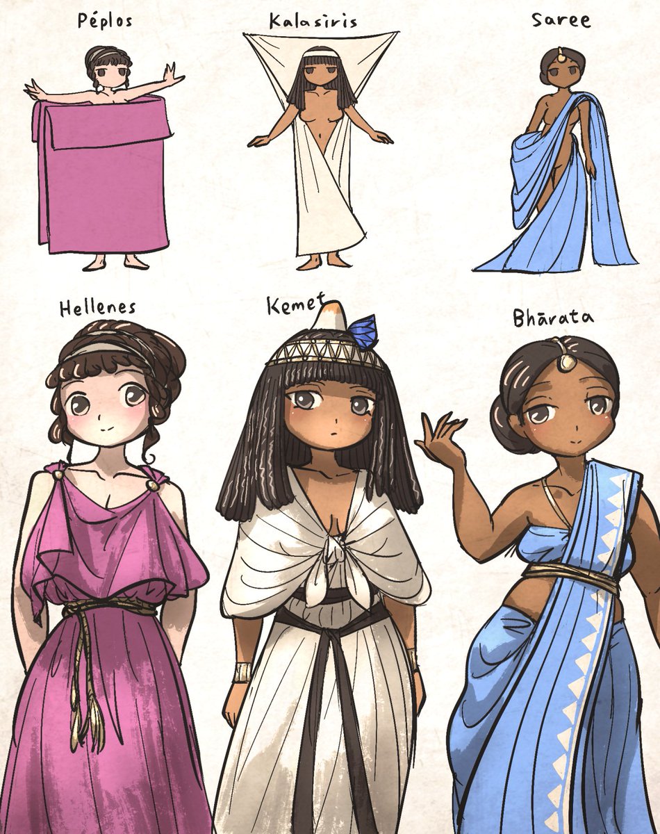 [閒聊] ironlily 古代服裝就是方形布料纏身上