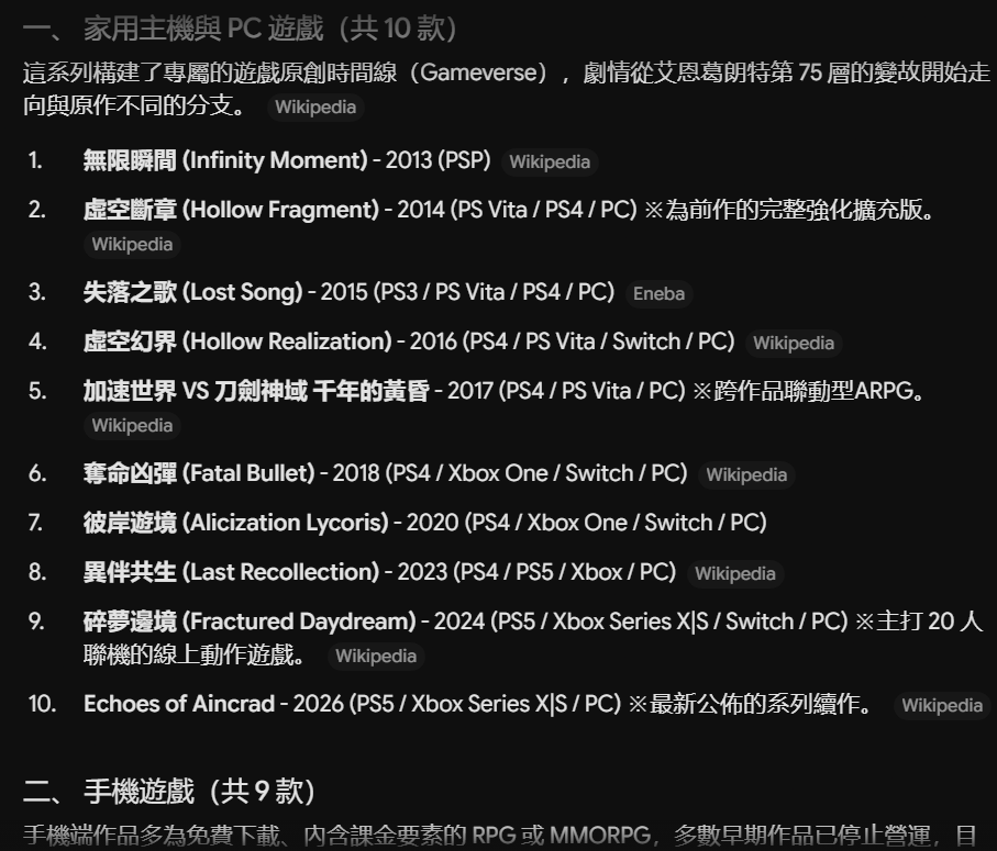 Re: [閒聊] 萬代南夢宮新RPG《艾恩葛朗特 迴盪新聲》