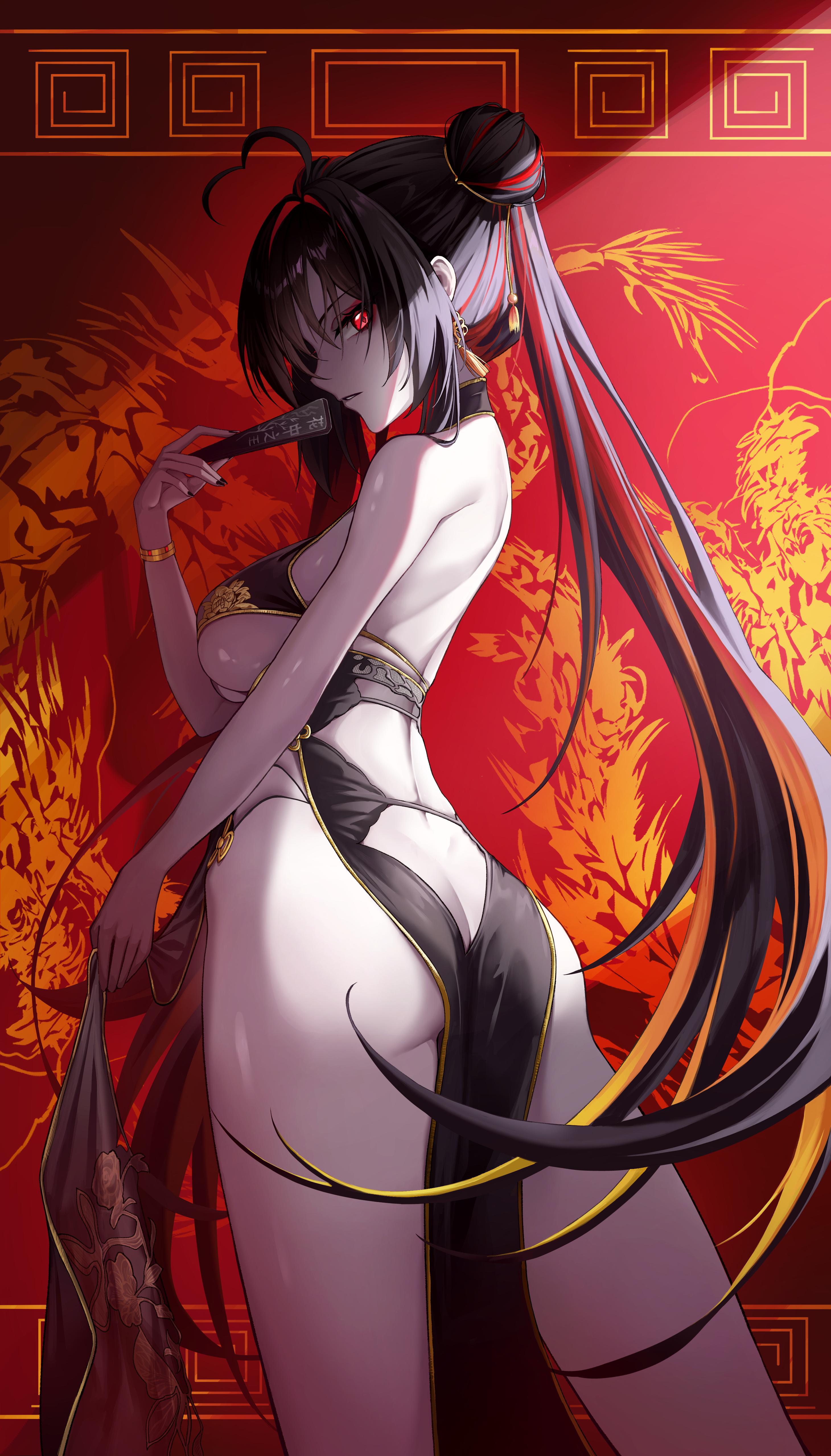[妮姬] 貼貼牡丹（邪惡女幹部、私服）。