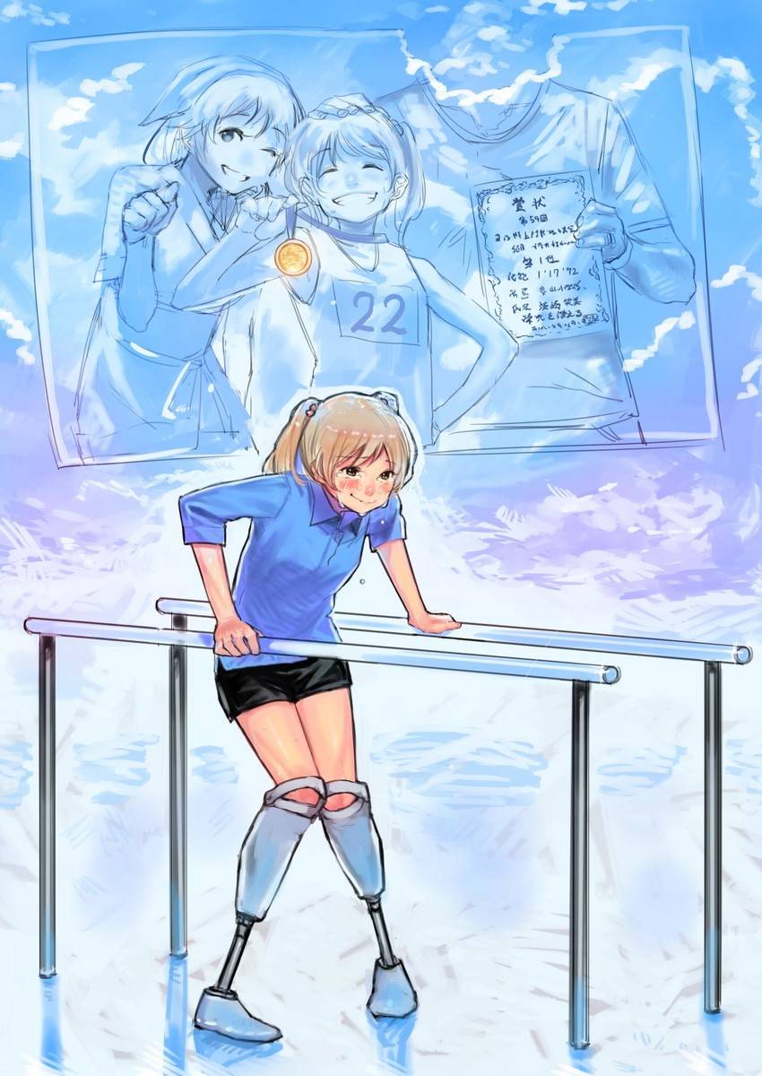 [閒聊] 片輪少女-茨崎笑美，美術圖分享
