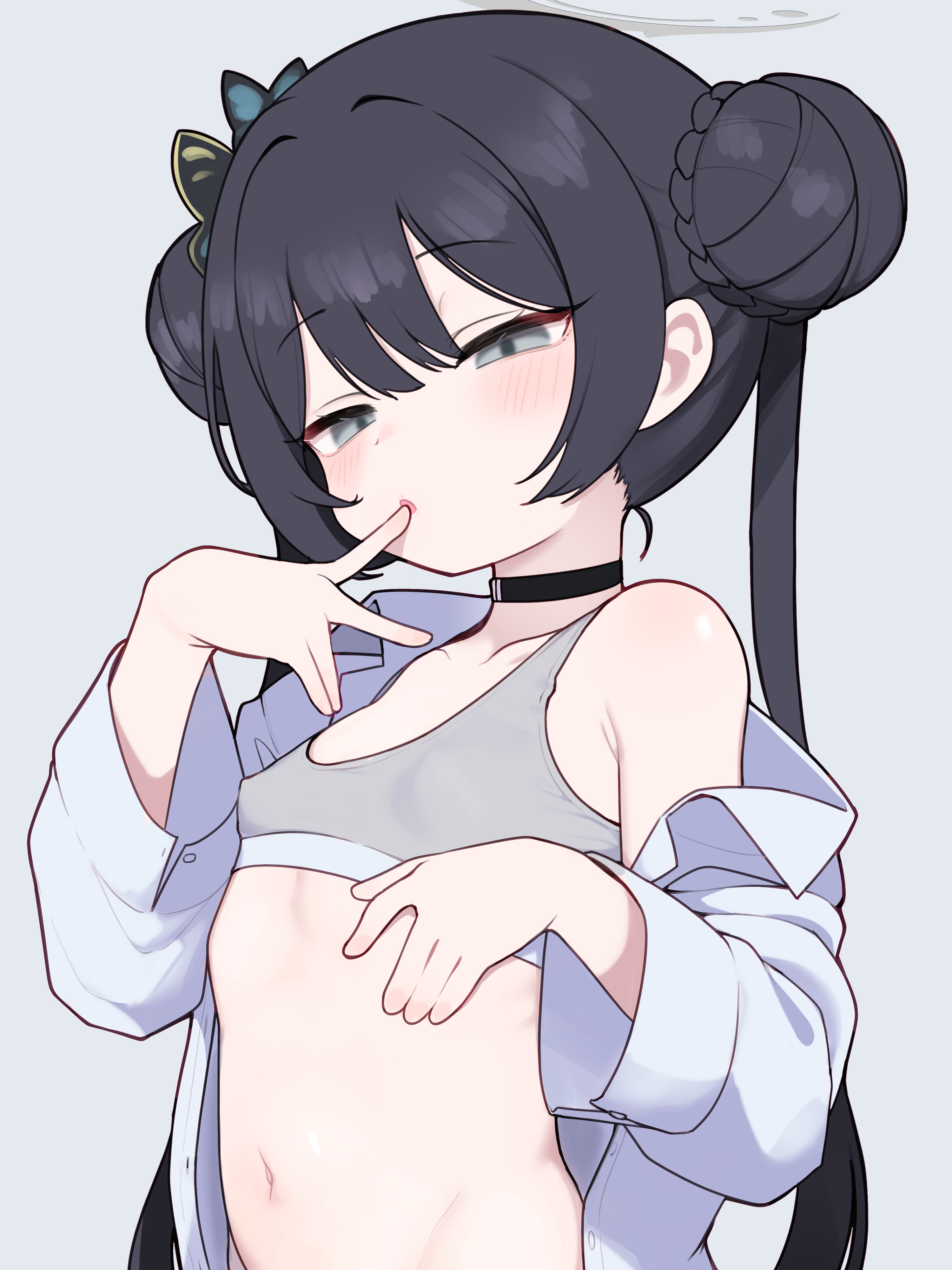 [蔚藍] 襯衫完全解開的門主