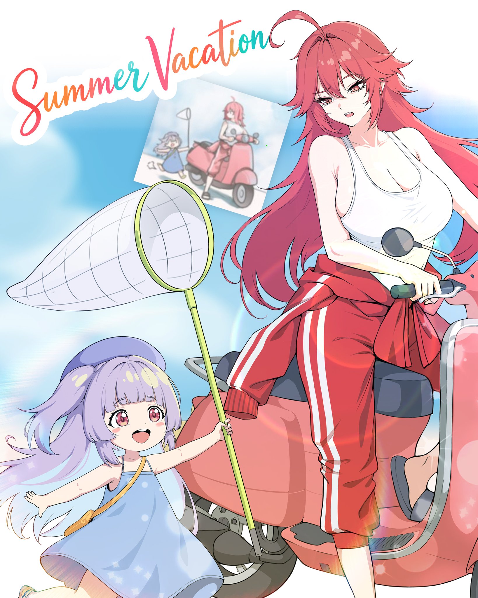 [妮姬] 親媽繪師 夏日火龍&萊伊
