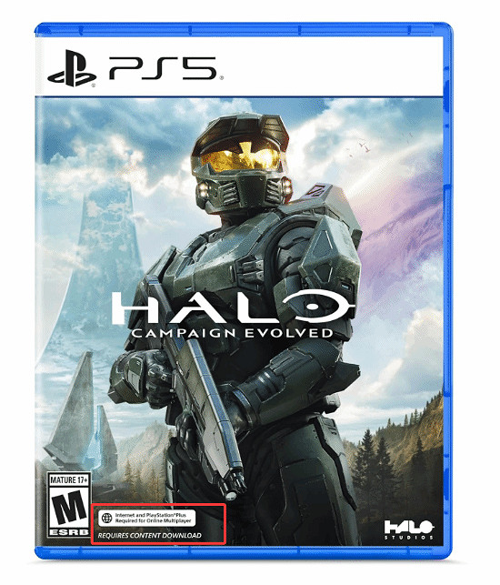 [索尼] HALO：戰役進化PS5實體光碟需連網