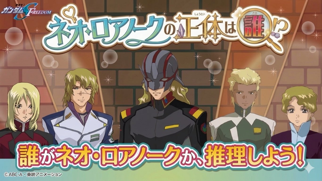 [種D] 尼歐・羅安那克是誰? 投票活動(捏他光美)