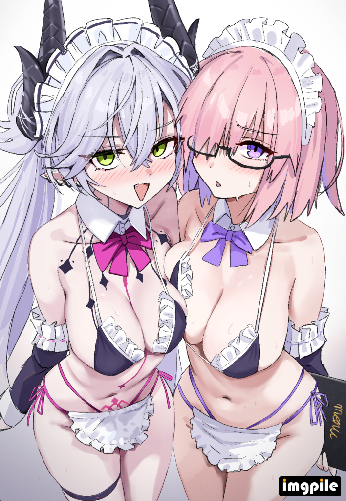 [FGO] 瑪修＆莉莉絲的比基尼女僕裝