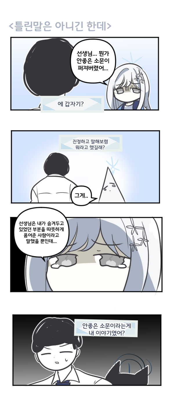 [蔚藍] 名草 不好的傳言(omo四格)