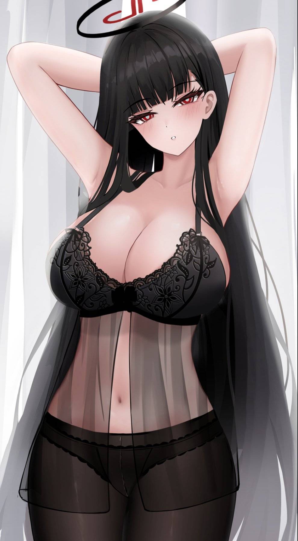 [蔚藍] 哇幹 莉央的黑絲 哇幹