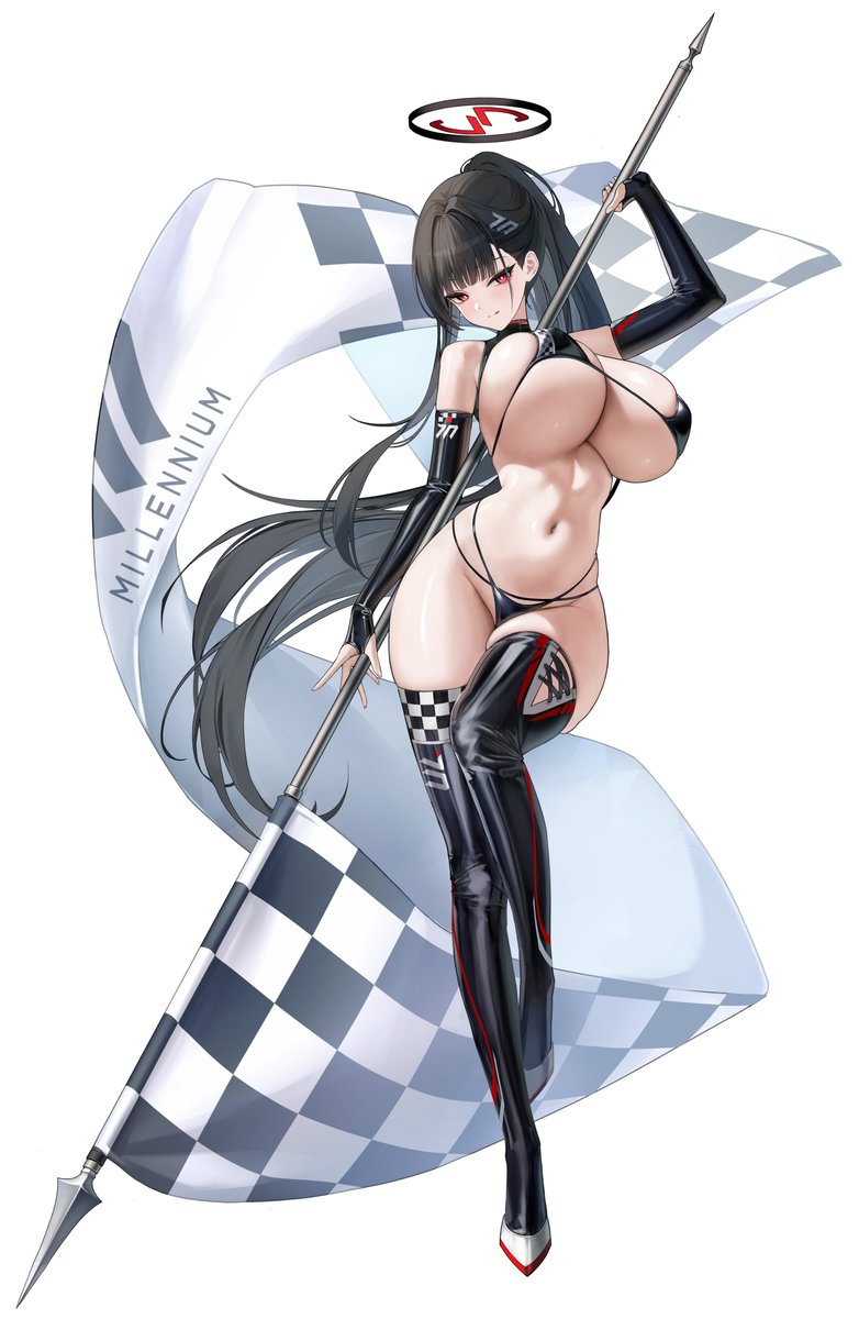 [蔚藍] Sab 賽車女郎比基尼調月莉央