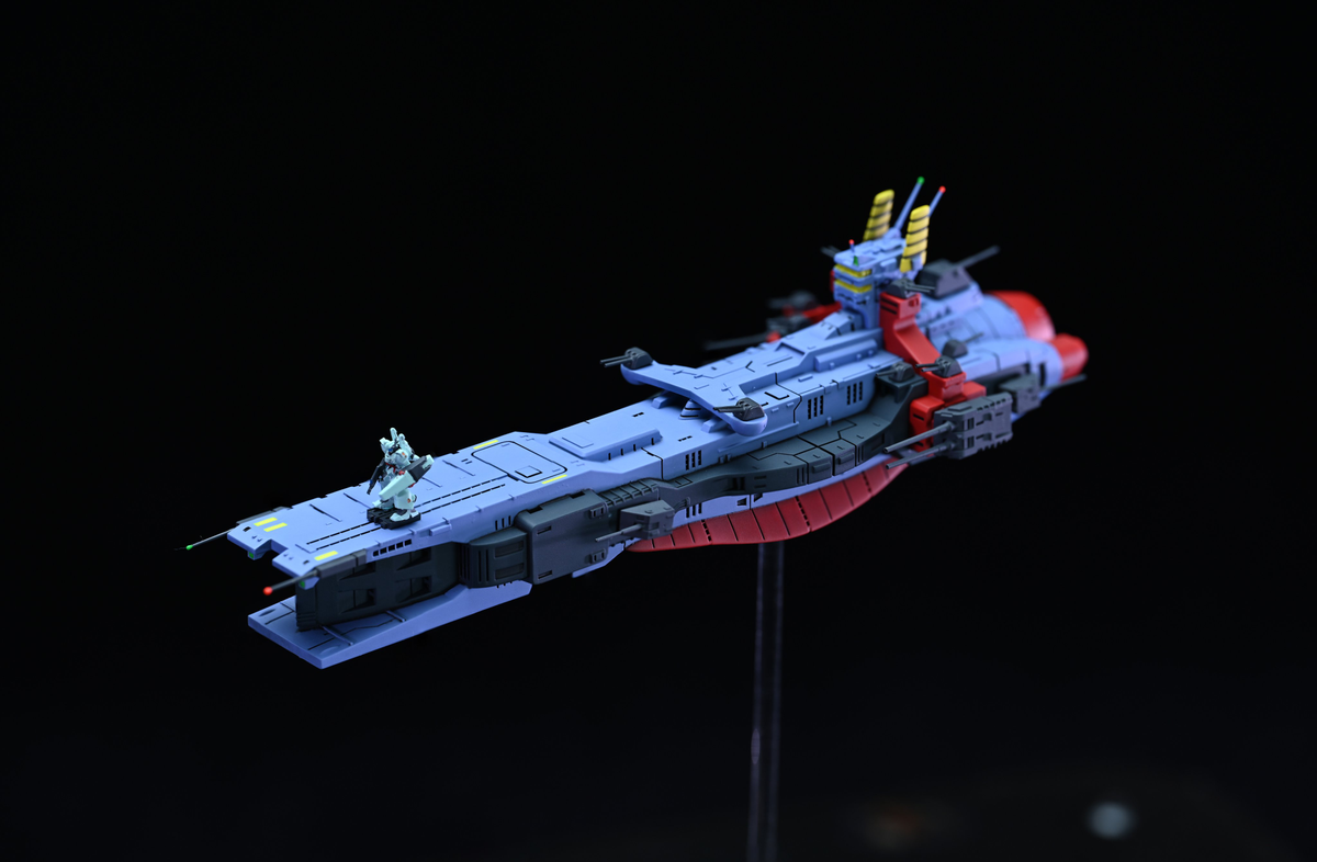 [鋼彈] 薩拉米斯改MS母艦的船頭空間真的塞的下?