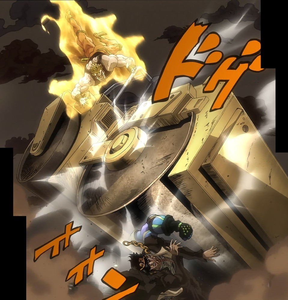[討論] 迪奧砸銀色戰車的話能壓死承太郎嗎