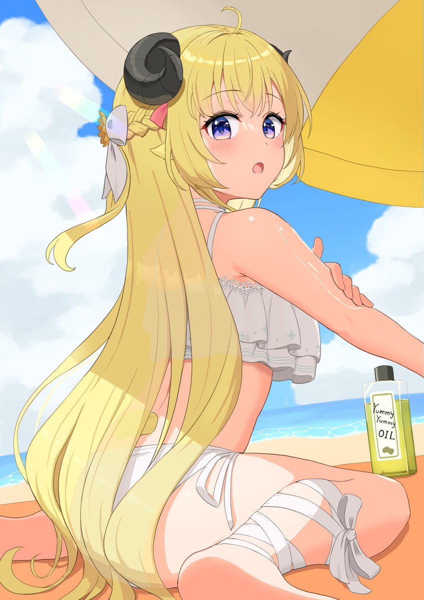 [Holo] 角卷綿芽 妳擦的那個油是...