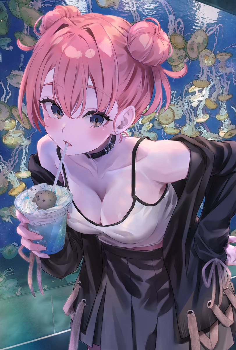 [果青] 椪柑 與由比濱結衣在水族館約會