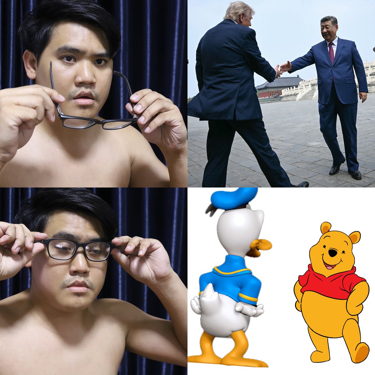 [閒聊] lowcostcosplay 川普習近平見面會
