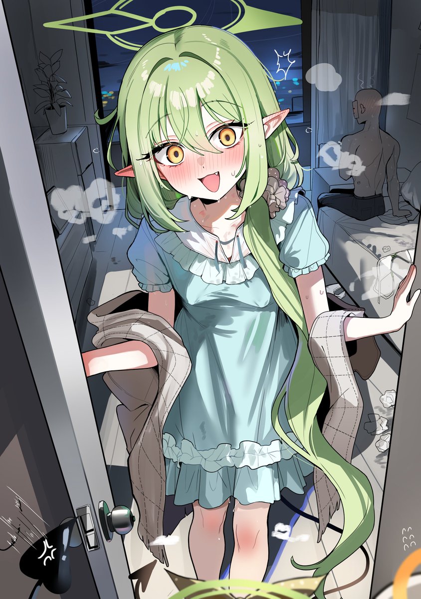 [蔚藍] 衣衫不整地幫小光開門的小望
