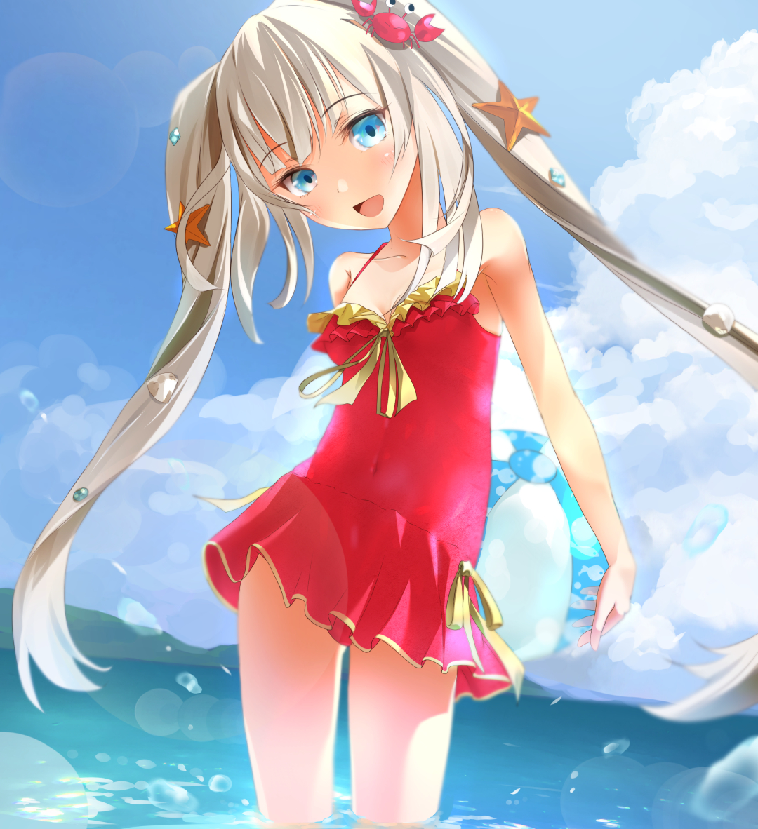 [FGO] 貼貼瑪莉‧安東尼（泳裝）。