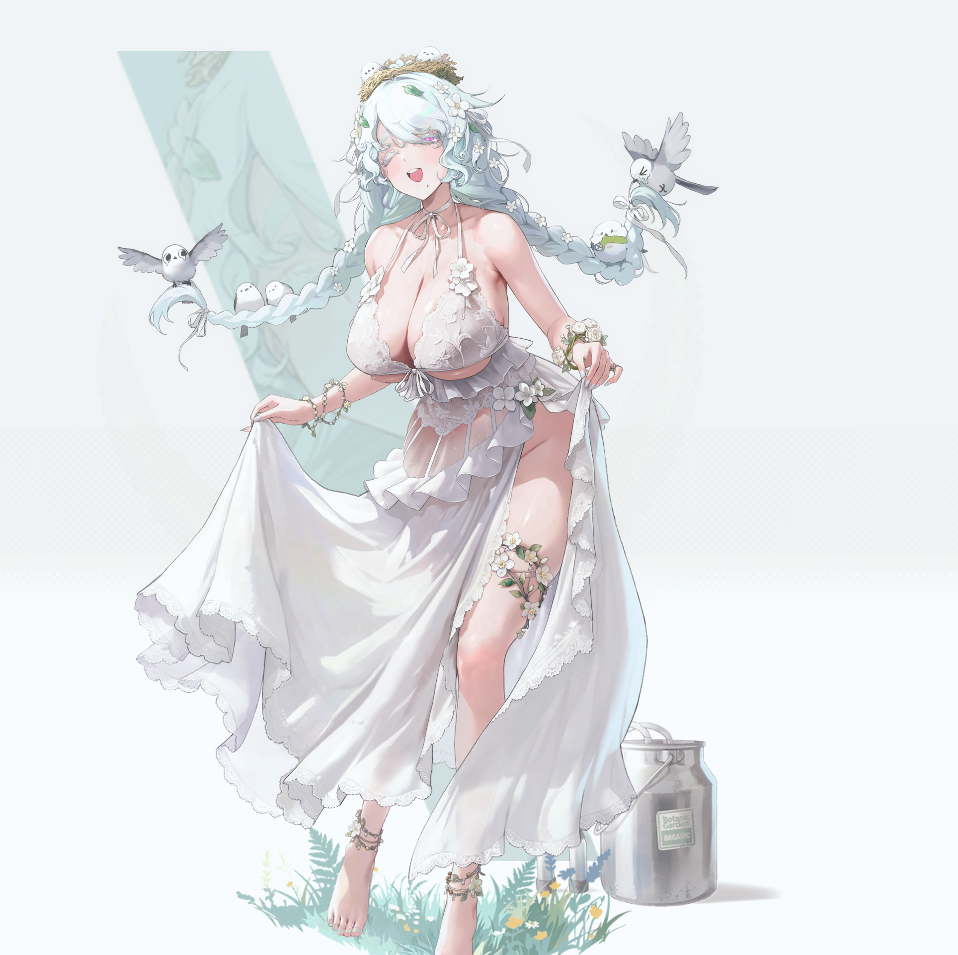 [妮姬] 特蕾娜新皮膚純粹潔白太棒了吧