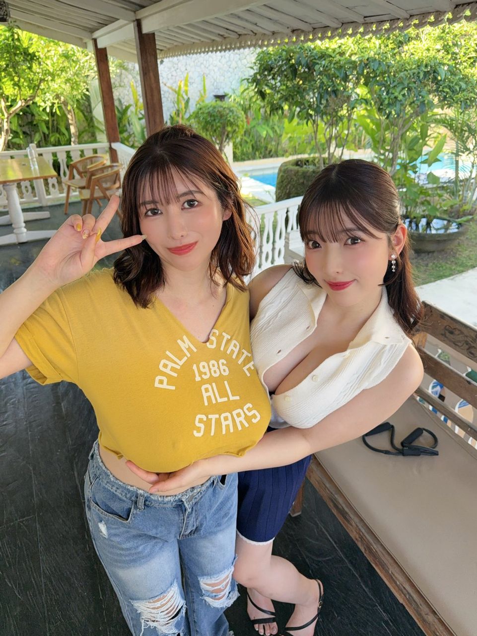 [正妹] 彩月七緒+木村愛心 四顆核彈