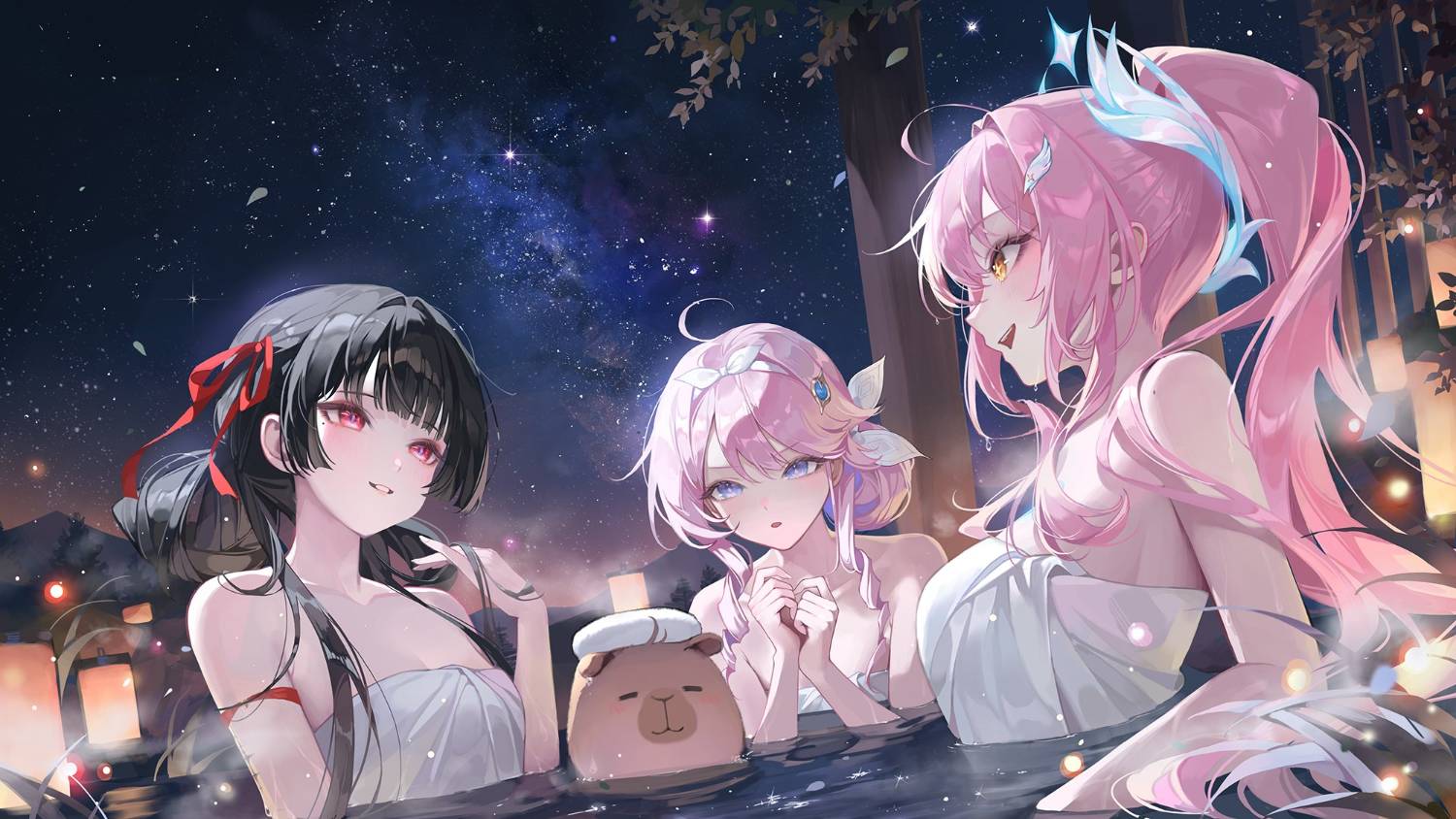 [鳴潮] 愛彌斯 達妮婭 千咲泡溫泉