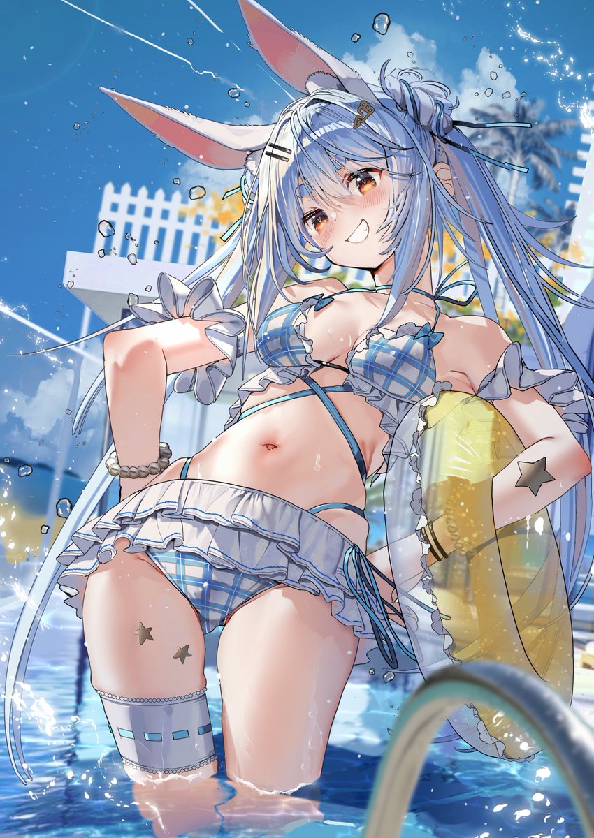 [Holo] 夏天到了 兔田佩可拉又穿起泳裝囉！