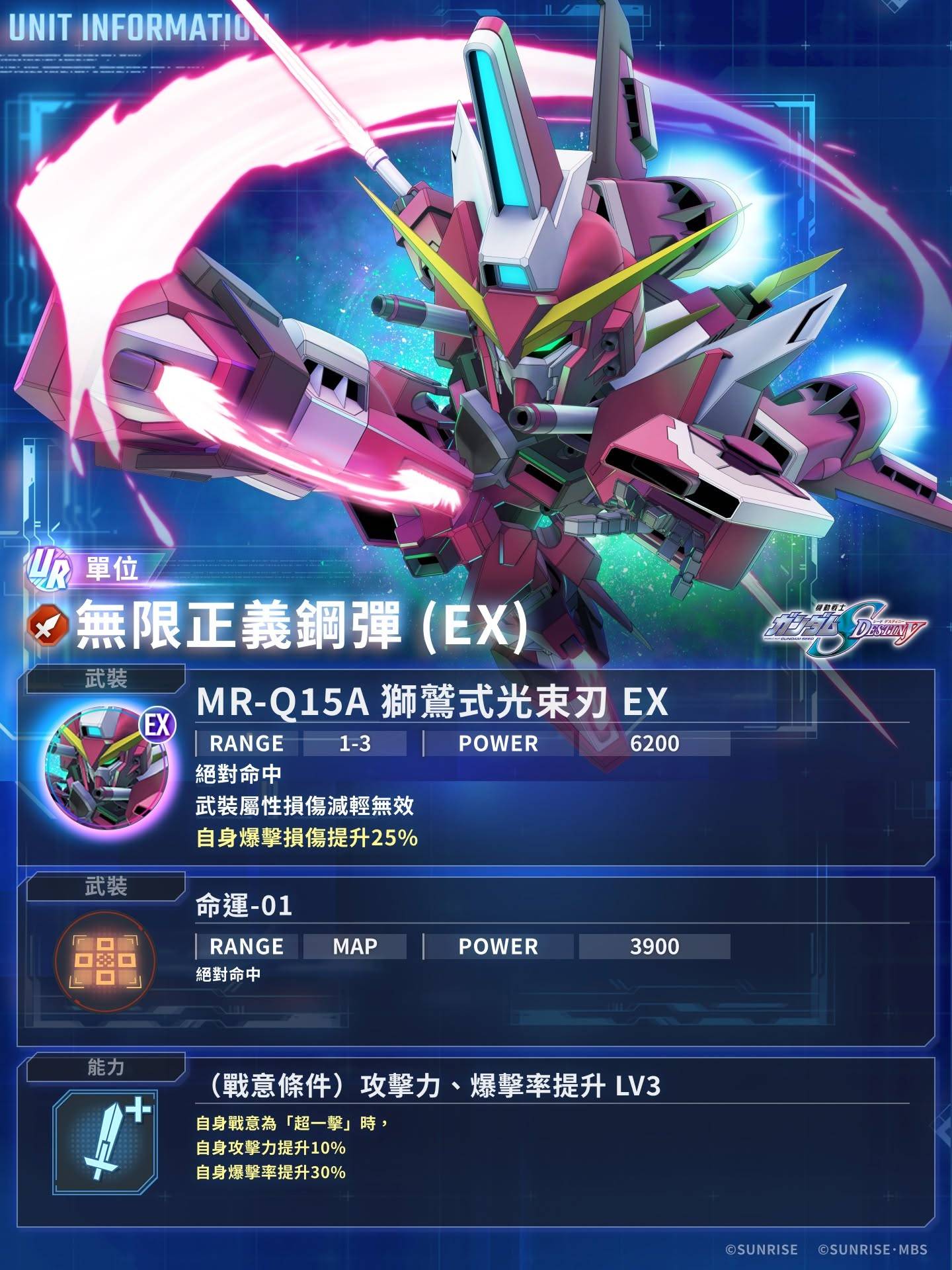 [情報] G世代永恆 6/12新單位性能介紹