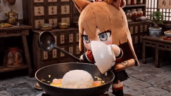 [蔚藍] 瑠美的蝦仁炒飯