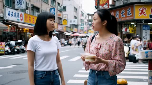 Veo3 復刻台灣經典迷因-我的豆花30塊
