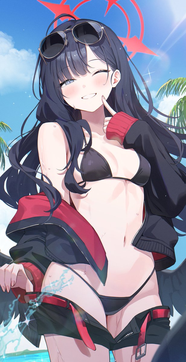 [蔚藍] 泳裝一花