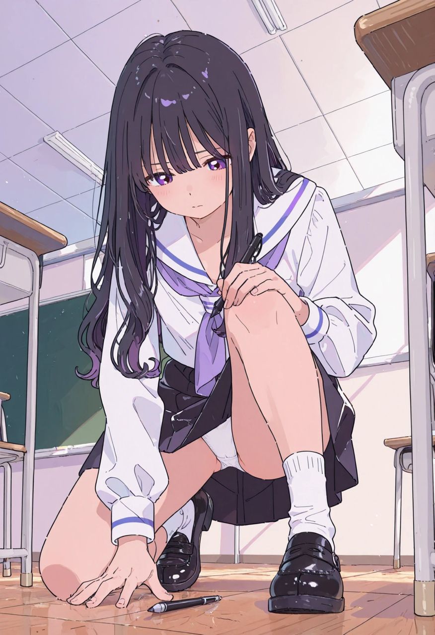 [閒聊] 女同學撿筆