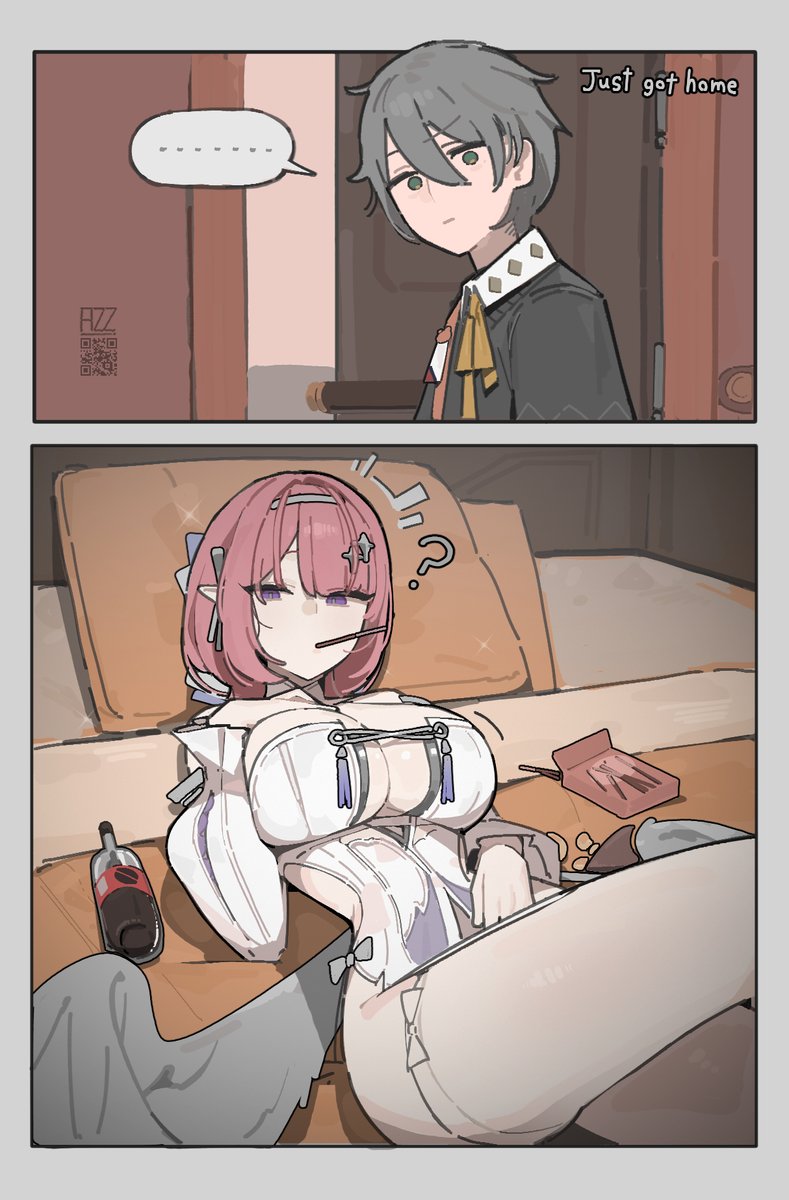 [絕區] 哲回房間看到蕾米埃爾在床上