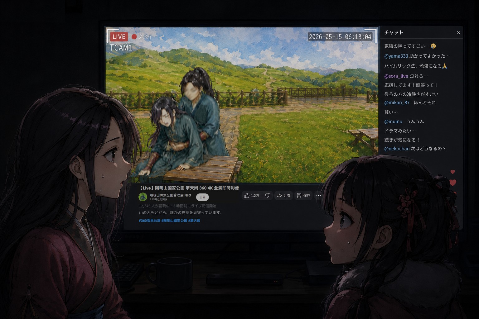 [活俠] 不睡覺摸黑看直播的小師妹