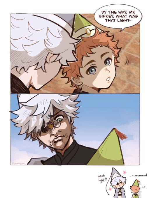 [魔帽] 奇夫利先生 之前那道光是什..