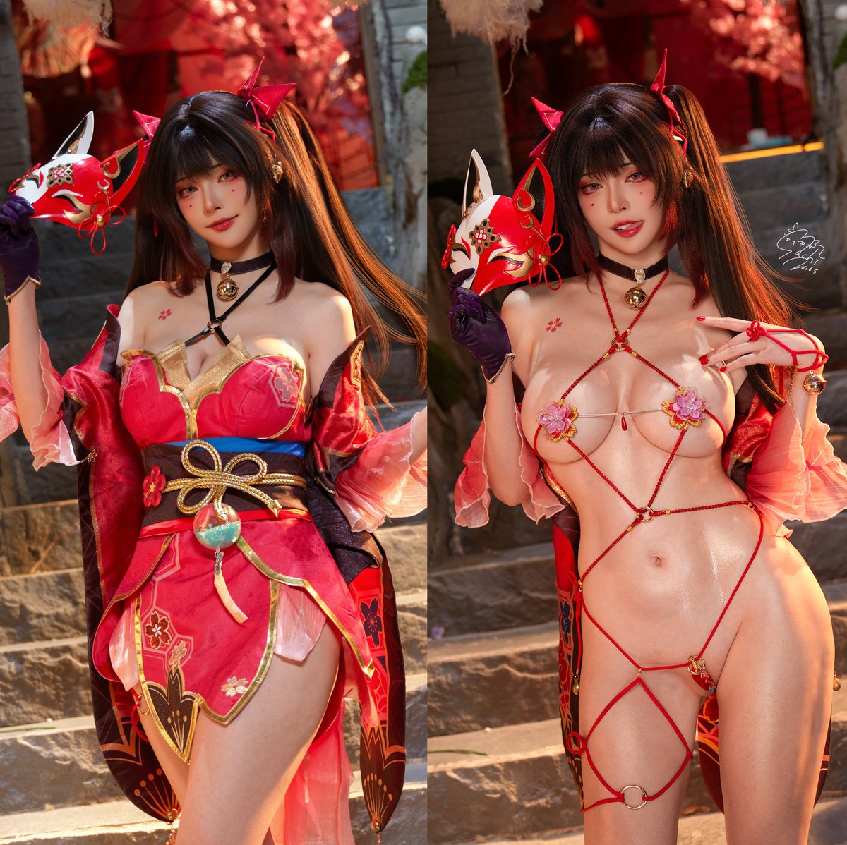 [鐵道] 馬吉老師 cosplay 情趣內衣花火