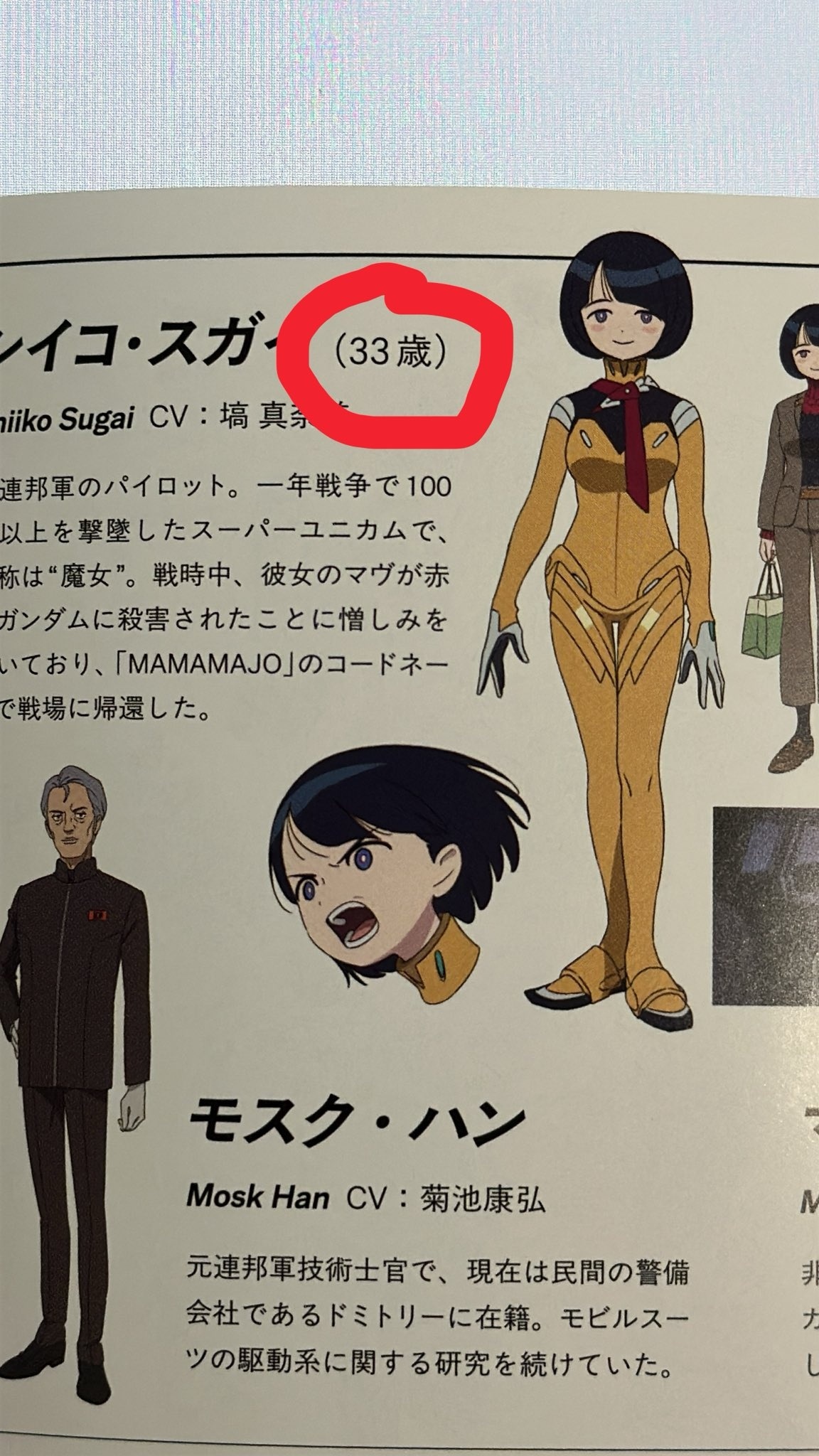 [鋼彈] 菅井詩子 33歲