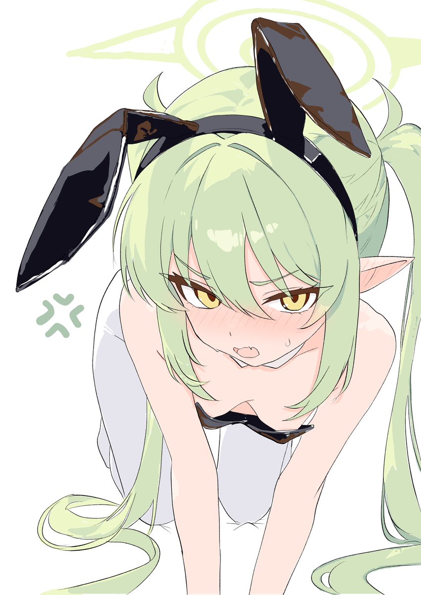 [蔚藍] 臉紅的兔女郎鐵道雙子橘希望