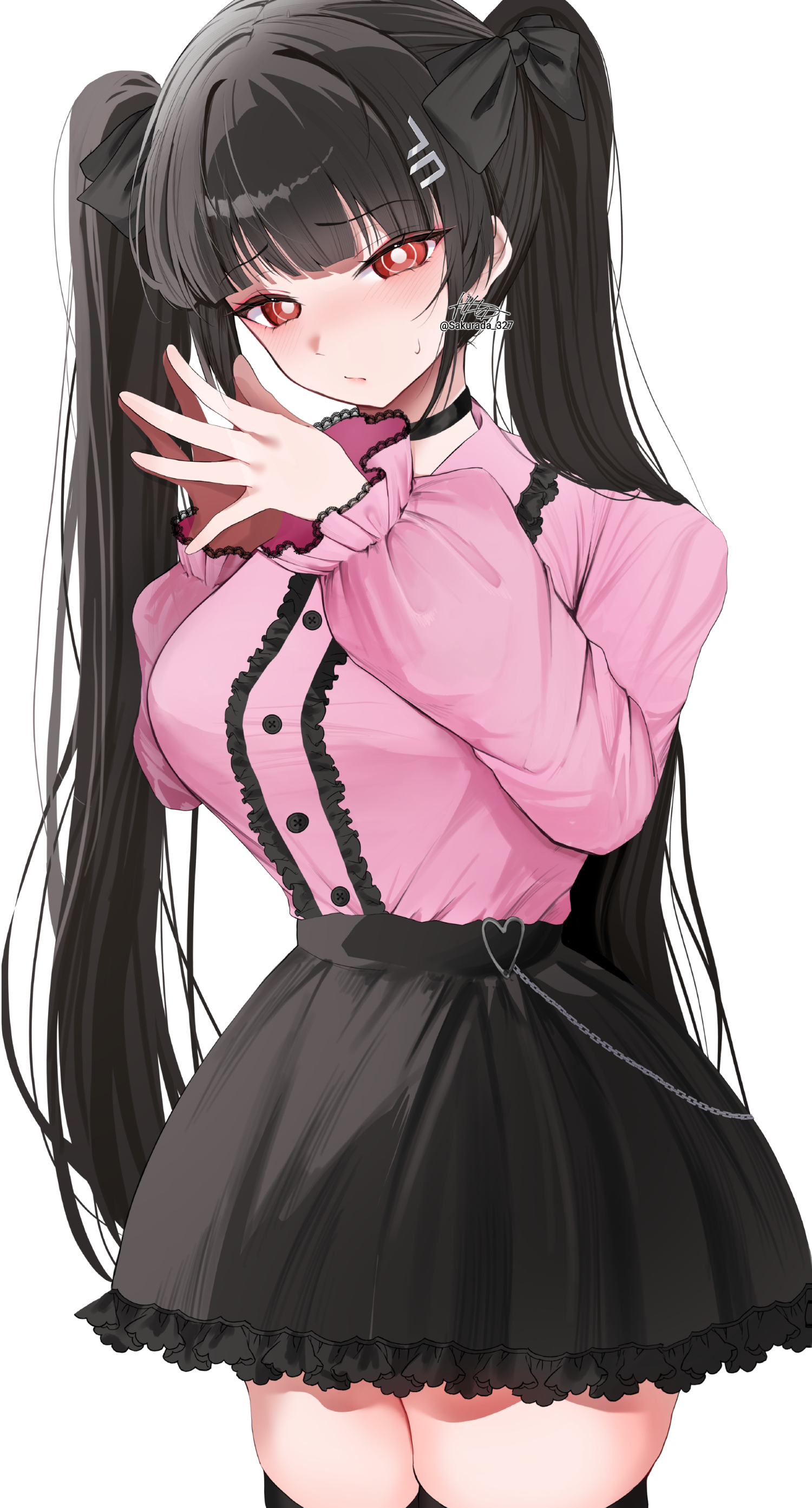 [蔚藍] 哇幹 地雷系雙馬尾莉央