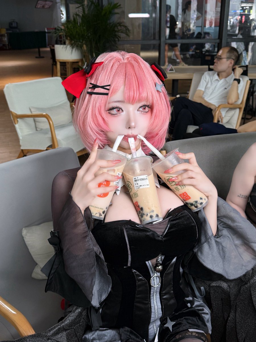 [絕區] Lien 蕾米埃爾喝三杯珍珠奶茶cosplay