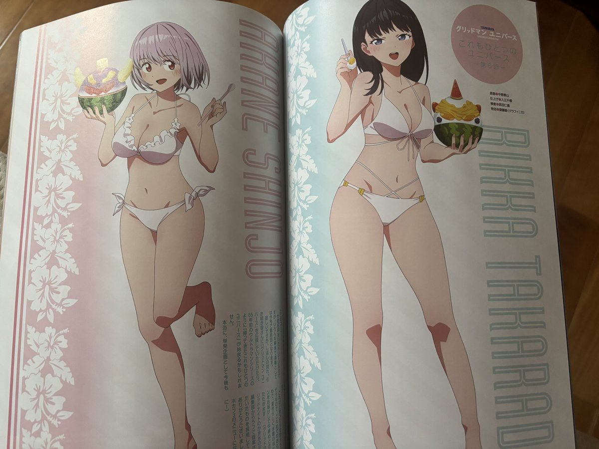 Re: [情報] GRIDMAN UNIVERSE 特攝雜誌 泳裝