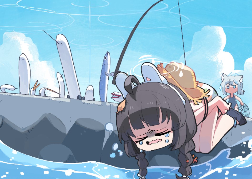 [蔚藍] 美優 ✕ 海鷗 ✕ 釣魚