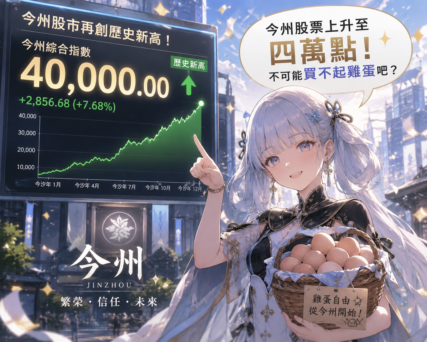 [鳴潮] 早安今州！ 哇～州長又上雜誌了！